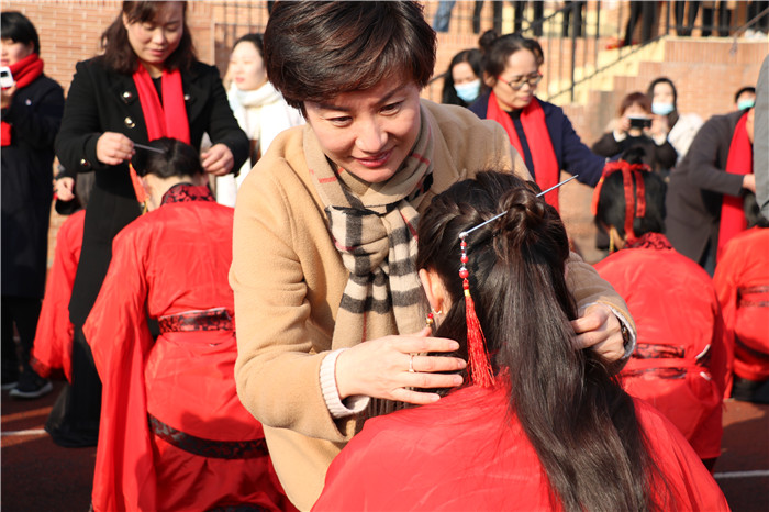 政教处:合肥七中2021届高三成人典礼(图6)