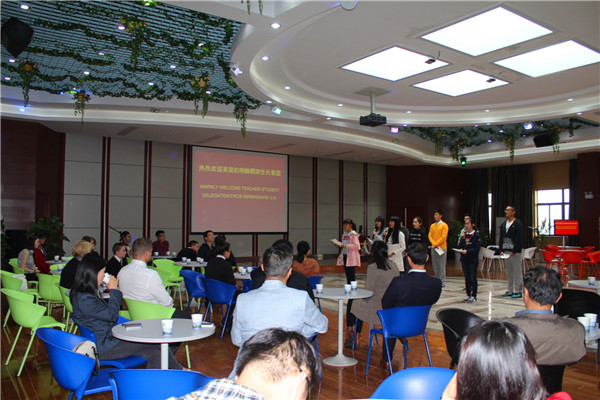 英国牛津郡胜利中学师生代表团考察合肥七中(图3)