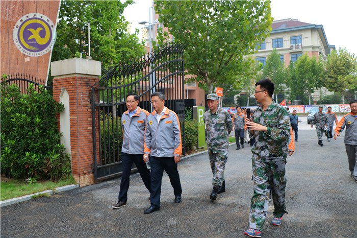 合肥“合盾-2018”人防工程平战转换演练在七中举行(图37)