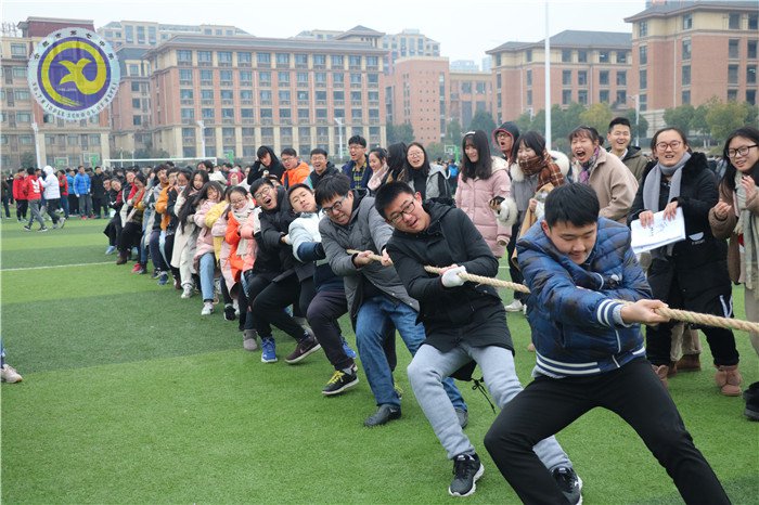 凝心聚力拔河赛，辞旧迎新战高三(图4)