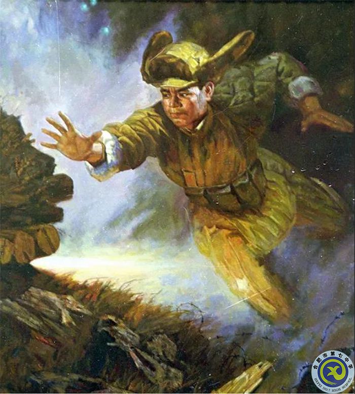 油画《黄继光》.jpg 油画《黄继光》.jpg