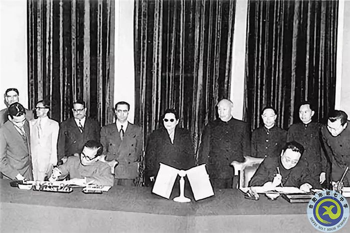 △《关于中国西藏地方和印度之间的通商和交通协定》签署现场。.jpg △《关于中国西藏地方和印度之间的通商和交通协定》签署现场。.jpg