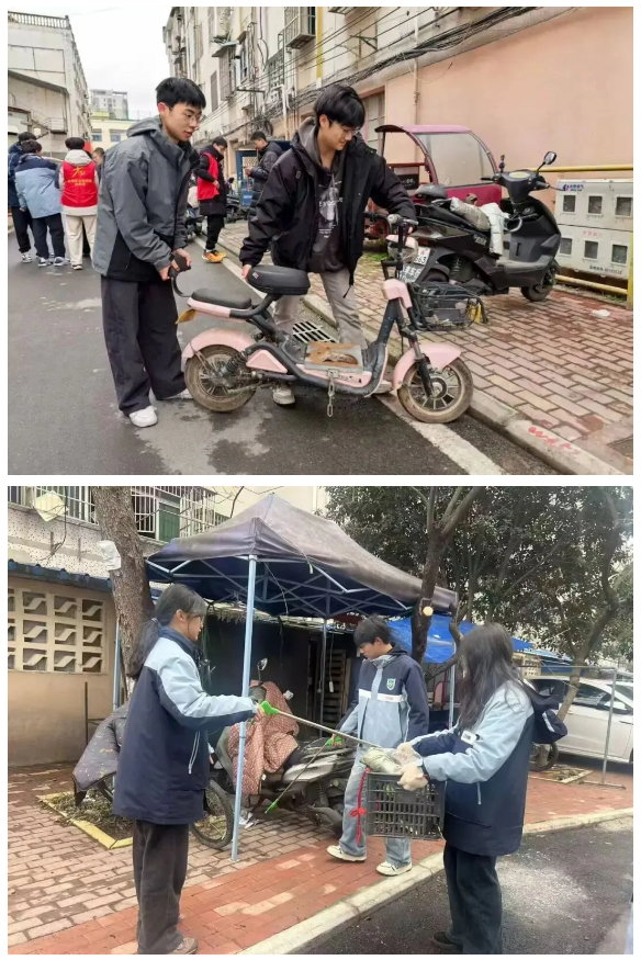 从街头到心头:合肥七中“雷锋少年”用汗水温暖一座城(图1) 从街头到心头:合肥七中“雷锋少年”用汗水温暖一座城(图1)